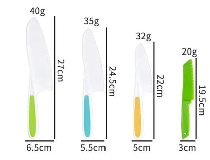 Bezpieczne i przyjemne narzędzia kuchenne do nauki krojenia owoców i warzyw